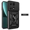 Stoßfeste Panzerhülle für Xiaomi Redmi Note 13 4G/5G Pro Plus Poco X6 mit magnetischem Ringhalter für Auto Handyhülle Schutz