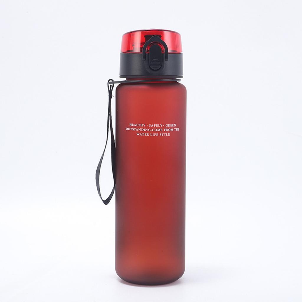 Mooi Mat Sportwaterfles voor Mannen Draagbaar Valbestendig Buiten Fitness Reisfles Plastic Beker