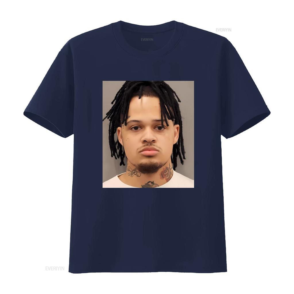 Summrs Mugshot T Shirt for Men Unique Design High Quality Print Perfect Streetwear Fashion Vintage Washed Top For Everyday Wear