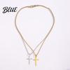 Dainty Pendant Necklace for Men Women Titanium Steel Cuban Chain