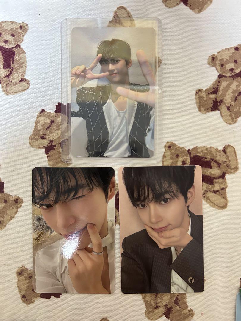 

[USED] zb1 Hanbin swaying trading card rock-paper-scissors lucky drop blue