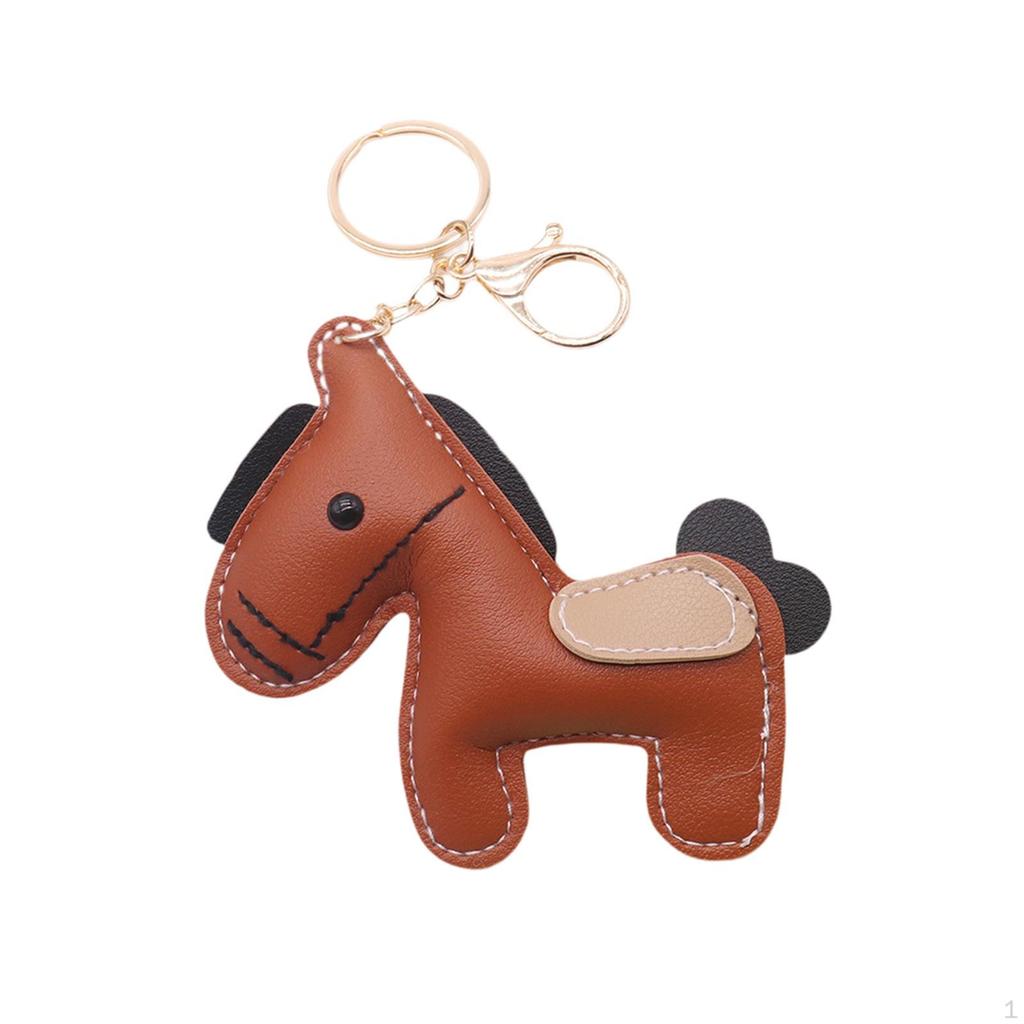 Horse Bag Charm Animal Ornament Accessory for Crossbody Car Birthday Gift
