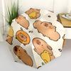 Capybara Themed Travel Umbrella-8 Ribs Automatic Opening and Closing, Portable Folding Design, Compact and Stylish Umbrella Suitable for Out