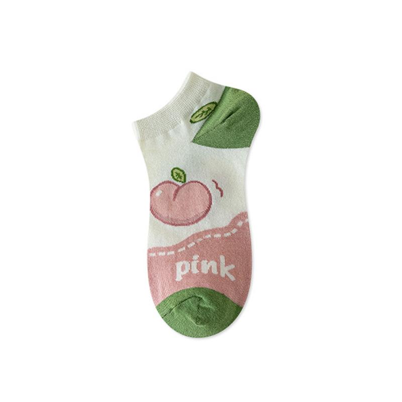 Anti-slip and Non-dropping Boat Socks for Women, Combed Cotton Socks, Shallow-mouthed Breathable Socks, Short Socks, Thin Styles for Spring and Autumn