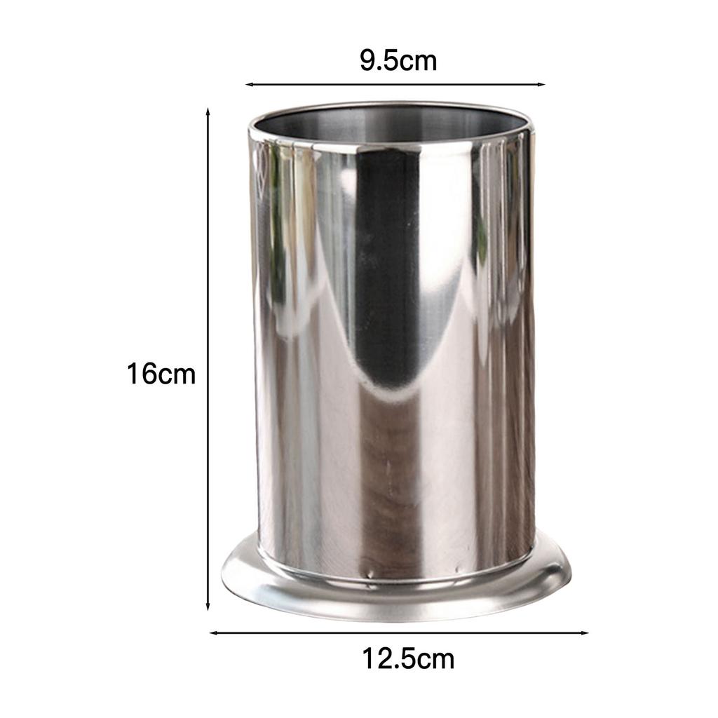 Stainless Steel Chopstick Storage Barrel Kitchen Knife Fork Storage Rack Suit for Restaurant Fork Spoon Holder Kitchen Supplies