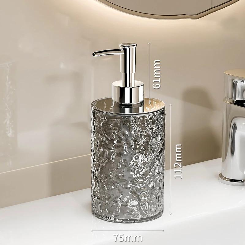 Glacier Texture Soap Bottle Creative Home Decor Shower Gel Bottles Shampoo Dispenser Bottle Kitchen Bathroom Accessories