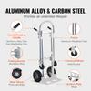 SucceBuy Folding Hand Truck Aluminum Heavy Industrial Collapsible Dolly Cart for Transport and Moving In Warehouse Supermarket