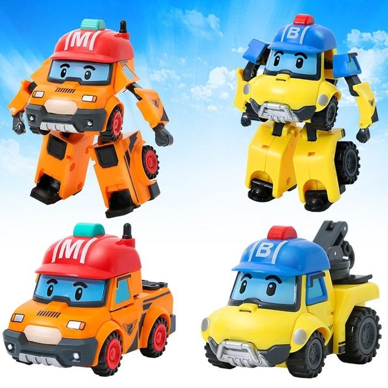 Transform Your Kid's Playtime With Robocar Poli Toy Car Pull Back Car And Action Figure In One!