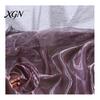 Durable Organza for Fashion Accessories 1 Yard Two Tone Sheer Fabric, 60 Inch Wide Iridescent Silky Decorative Fabric Christmas Tree Ornaments Glitter