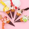 Tiny Dessert Key Holder Eye Catching Detail Great Sweet Ice Cream Accessory Present For Friend