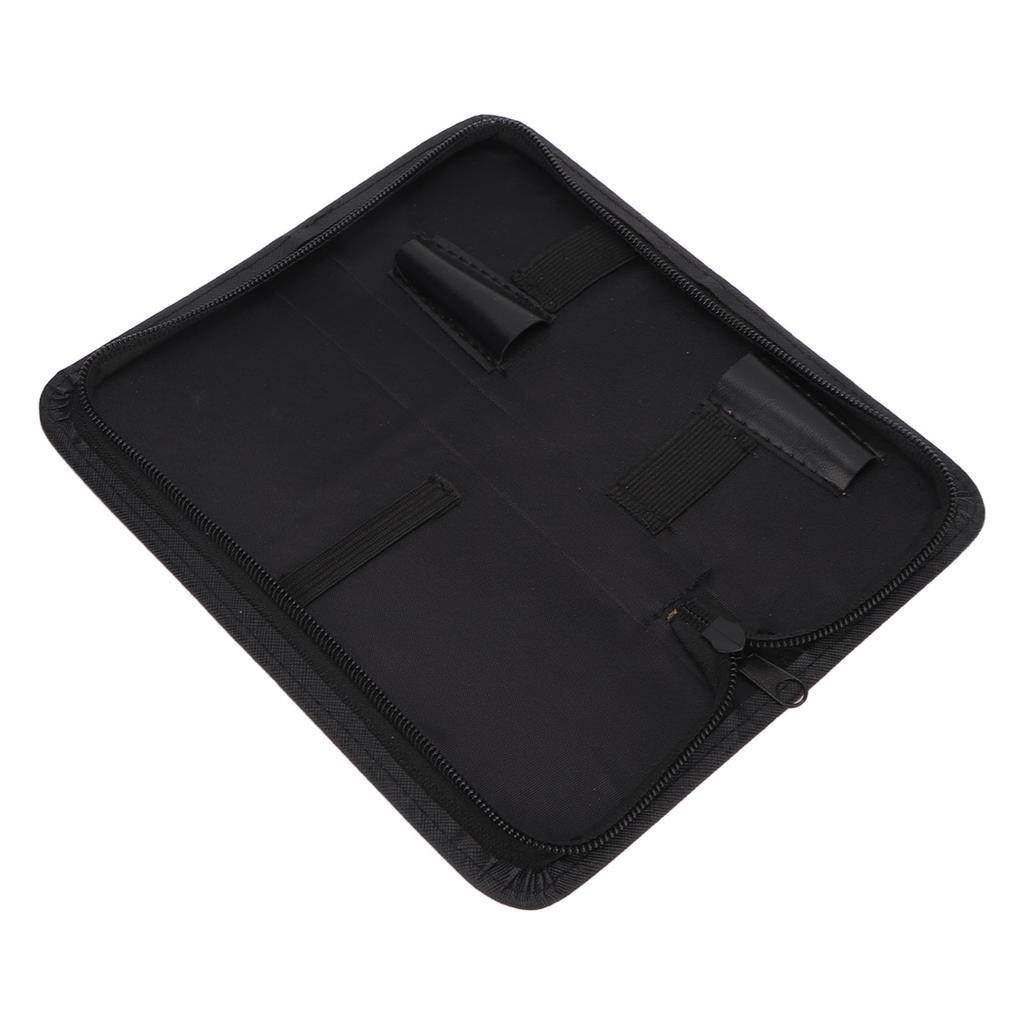 3pcs Scissors Holder Pouch Large Capacity Lightweight Portable Black Scissors Bag for Salon Barber Stores