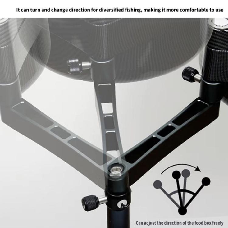 Light Weight Extendable Fishing Accessory Bracket Rustproof Adjustable Poles Effortlessly Setups For Anglers
