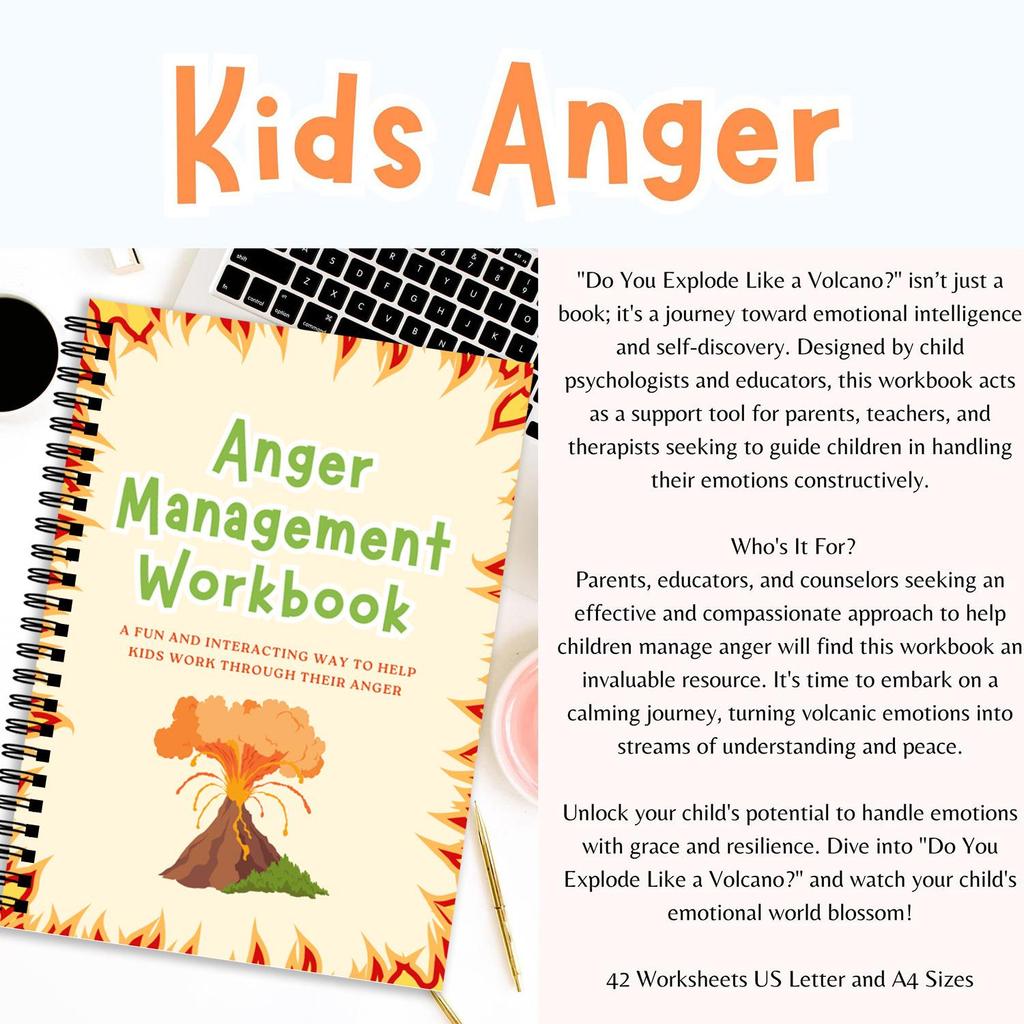 Children's Anger Management Workbook - Cross-Border Edition
