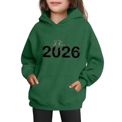 Sweatshirts For Teen Girls Hoodies Long Sleeve Drawstring Pullover Cute Printed Oversized Hoodie Christmas