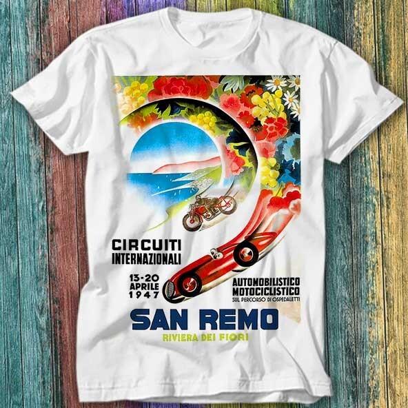 

1947 San Remo Grand Prix Race T Shirt Top Tee 537 XL