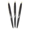 Bic Japan Bic Click Gold Ballpoint Cat Catch Set of 3 0.5 Pen, Oil-Based, Black, Smooth, Black, (CLG05-CCBJ3P)