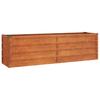 Raised Garden Beds Garden Raised Bed Rusty 160X40x45 Cm Corten Steel