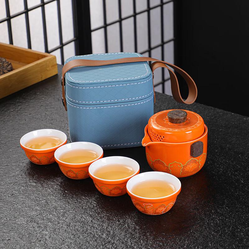 

JANLA Bangyantang Ceramic Tea Set with 1 Pot, 4 Cups