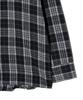 YALE Flannel Vintage Oversized Check Shirt_Black