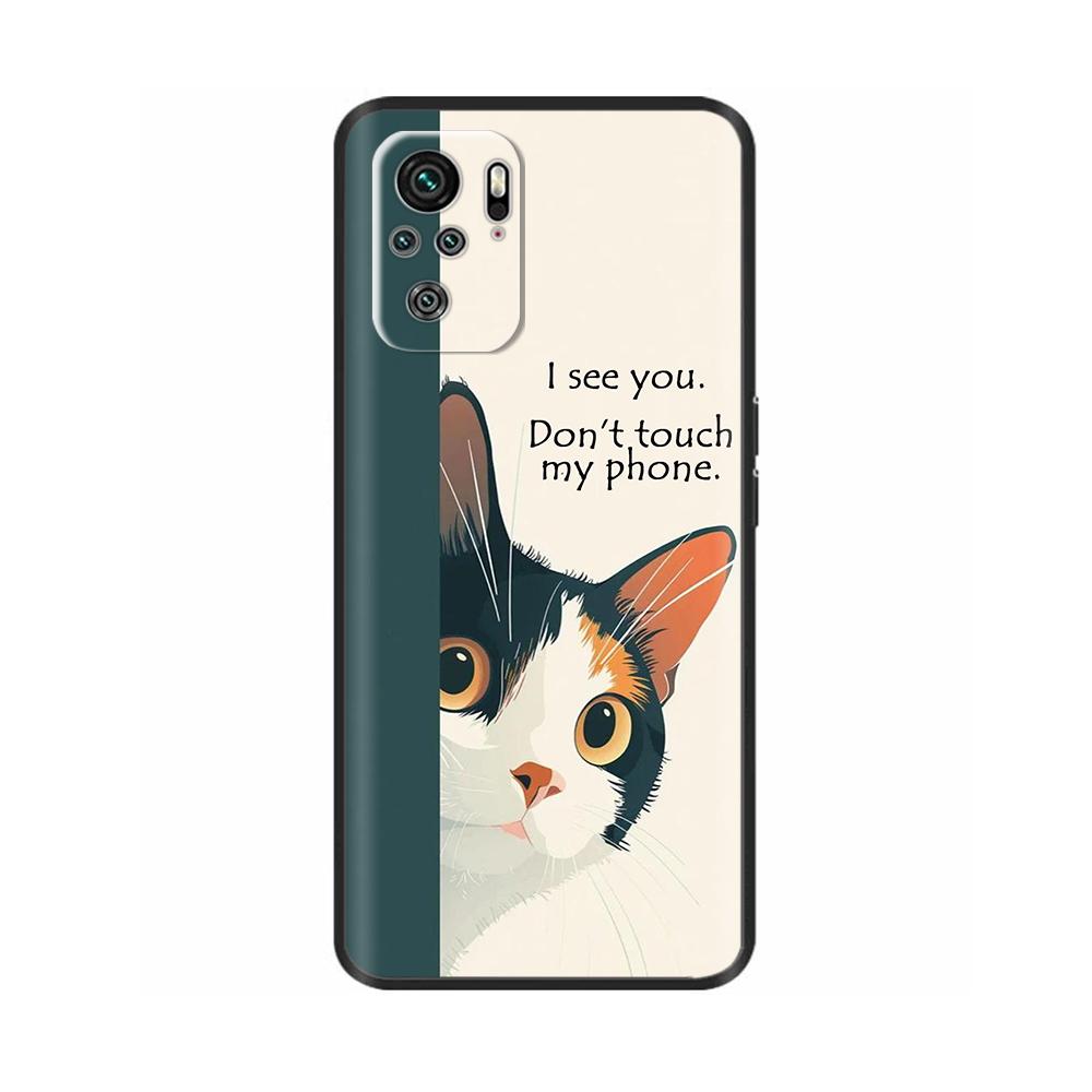 For Redmi Note 10 Case Note 10s Cute Soft TPU Protector Silicone Cover For Xiaomi Redmi Note 10 Pro Lightweight Shockproof Cases
