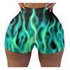 Women's Fashion Slim Hot Funny Words Print Gym Shorts Butt Lift Shorts Panties