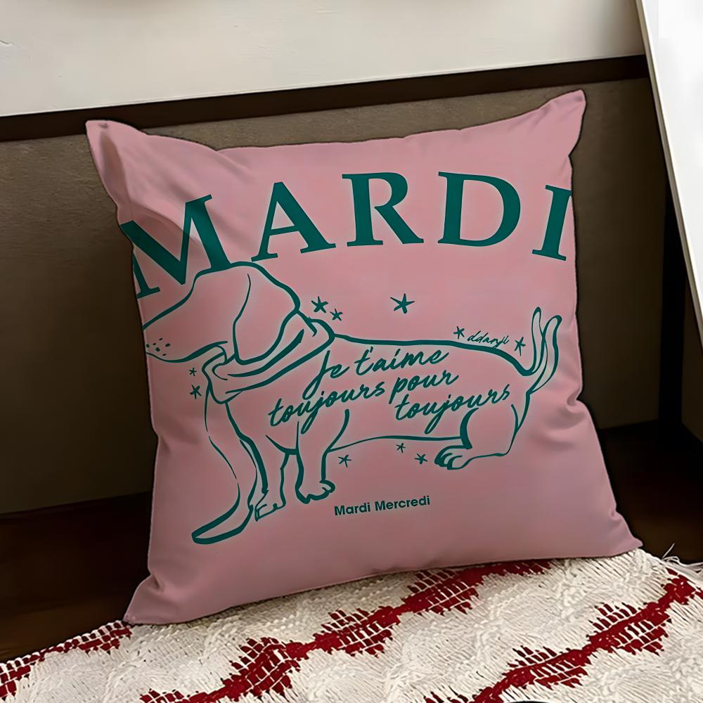 MMardiS MMercredi Cushion Cover Reversible Soft Durable Pillow Cover Home  Car MultiScene Use for Daily Comfort