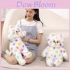 Adorable Sweet Cat Plush Toy Cuddly Kitten Stuffed Animal Pillow For Children 60cm