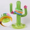 Pvc Inflatable Cactus Ring Toy, Festival Decoration Ornament, Cactus Potted Plant Inflatable Coconut Tree Toy