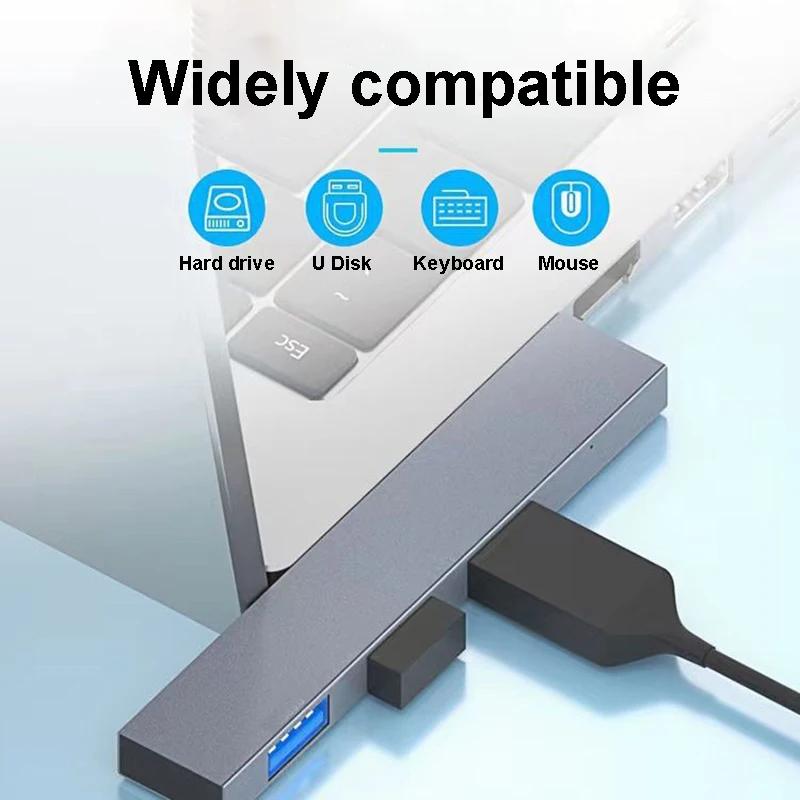 USB C HUB 3.0 Type C 3.1 4 Port Multi USB Splitter OTG Adapter For Xiaomi Lenovo Macbook Pro 13 15 Air Pro Computer Accessories