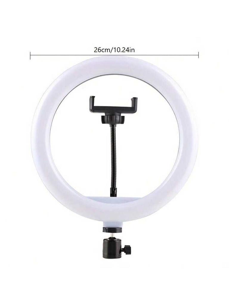 Xiaomi 10-Inch Ring Fill Light + Overhead Rack Mount, Dimmable LED Ring Light