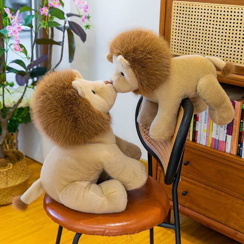 Peluche Leone Giocattolo Animale Peluche Regalo per la Nanna dei Bambini Per Bambini