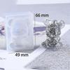 2025 Latest Model Silicone Resin Bear Molds 3d Animal Candy Gummy Casting Epoxy
