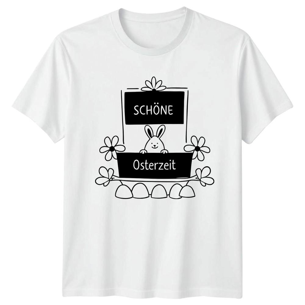 Schone Osterzeit TShirt GerUnisex Farmhouse Easter Easter Gift For Him And Her