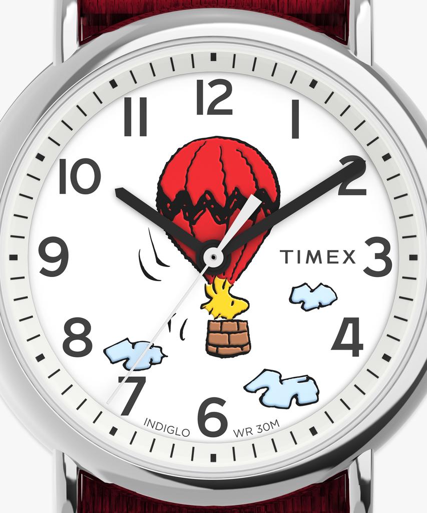 Taimaegseu X Peanuts Weekender Woodstock Balloon Cartoon Watch 38Mm