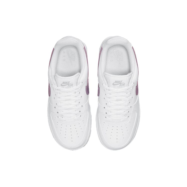 Nike  Air Force 1 Low Glitter Swoosh - Canyon Purple Women Sneakers White Grey-Fog DH4407-102