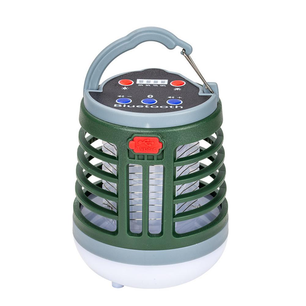 Portable Electric Shock Mosquito  Killer With Bluetooth-compatible Audio Usb Rechargeable Mosquito Light Lamp