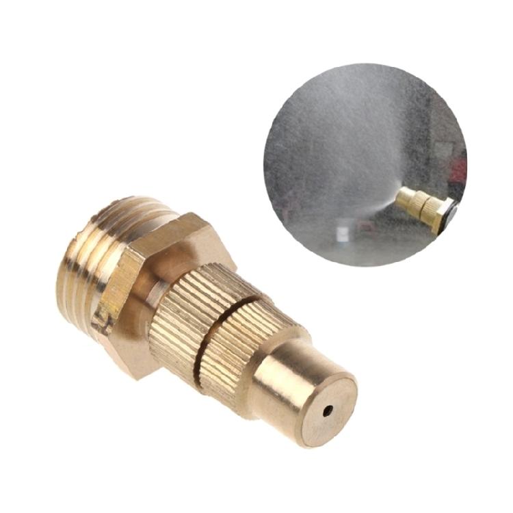 Brass High Atomization Nozzles Gardenings Misting Spray Nozzles Cooling Watering