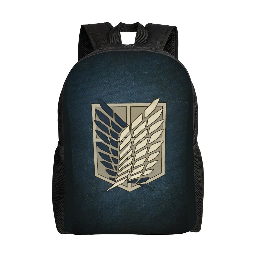 Wings of Freedom Shingeki No Kyojin  Anime Backpack Fashion High School Work Daypack Attacks on Titans Laptop Shoulder Bag Gift