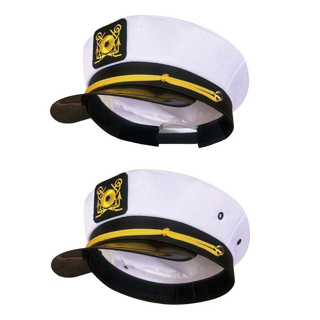 Captain Hat for Stage Halloween Costume for Cosplay for Sailor Party Costume Cosplay Dress-up Costume