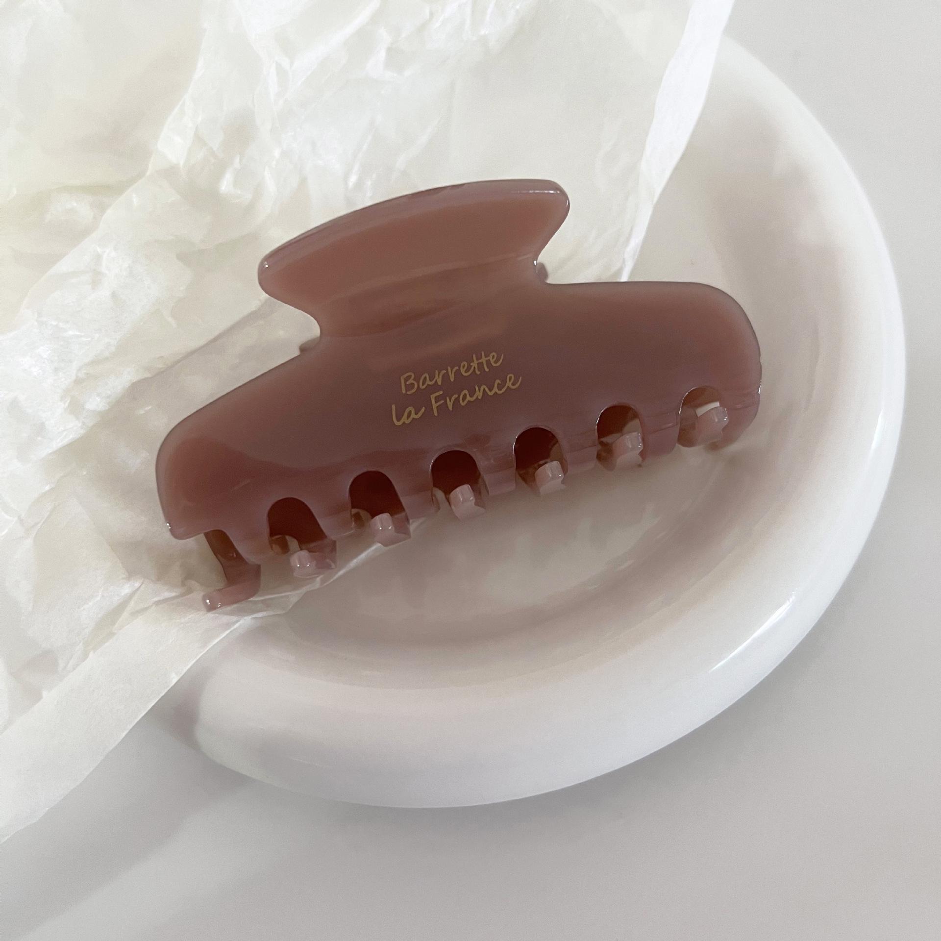 Корейский золотой ацетатный средний зажим-коготь Ретро французский пучок Зажим для волос с полуподнятыми волосами Темперамент