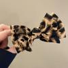 1pc Vintage Leopard Print Bow Premium Hair Grab Hair Accessory Is Suitable for Women To Wear