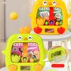 Adorable Yellow Chicken Ball Catcher Educational Toy For Kids In Plastic Material