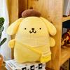 Cuscino Peluche Cartoon Pom Pom Purin Con Imbottitura Morbida in Cotone Per Dormire e Rilassarsi