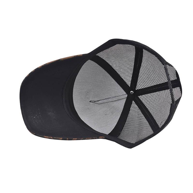 Europe and America 2025 Fashion Men's Baseball Cap Mesh Breathable Hat Trucker Hat Trend Casual Street Cap Wholesale