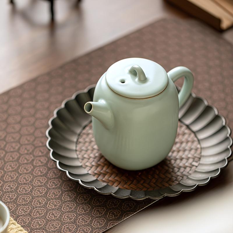 1 szt. Zestaw do herbaty Kung Fu Czajnik Domowy Mały Czajniczek Ręcznie robiony Czajniczek Wykwintny Czajniczek Go Kiln Do Domu Restauracji Hotelu Biura Akcesoria do herbaty