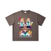 260 GSM Double Yarn 32 Count 100% Cotton Shikanoko V1 Koshi Print Unisex Heavy Cotton T Shirt