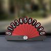 Temporary Card Parking Concealed Car Cars Stop Sign Number Cards Sticker