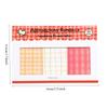 New Grid Combination Sticky Notes, Vintage Striped Grid, Multiple Colors Available, Journal Decoration, Basic Material Paper, Memo Pad, Writing Paper