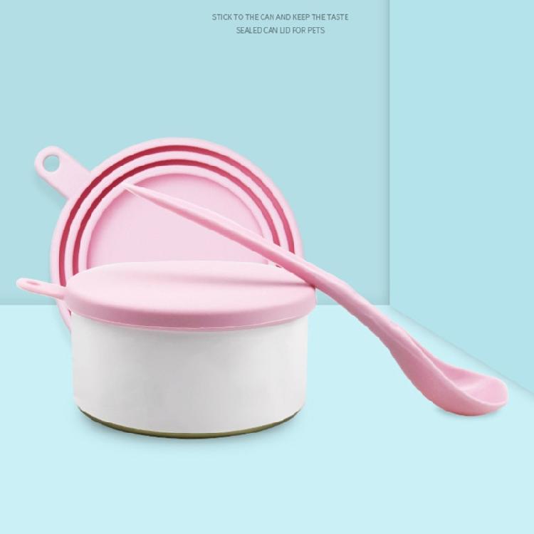 Silicone Food Can Cover Fresh-keeping Lid Dog for Cat Food Storage Canned Sealed