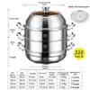 Lijia 316 Stainless Steel Multi-Function Steamer Pot